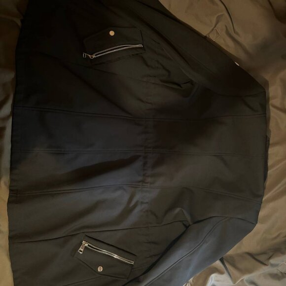 Calvin Klein Black Rain Jacket - Size XS - Picture 4 of 5